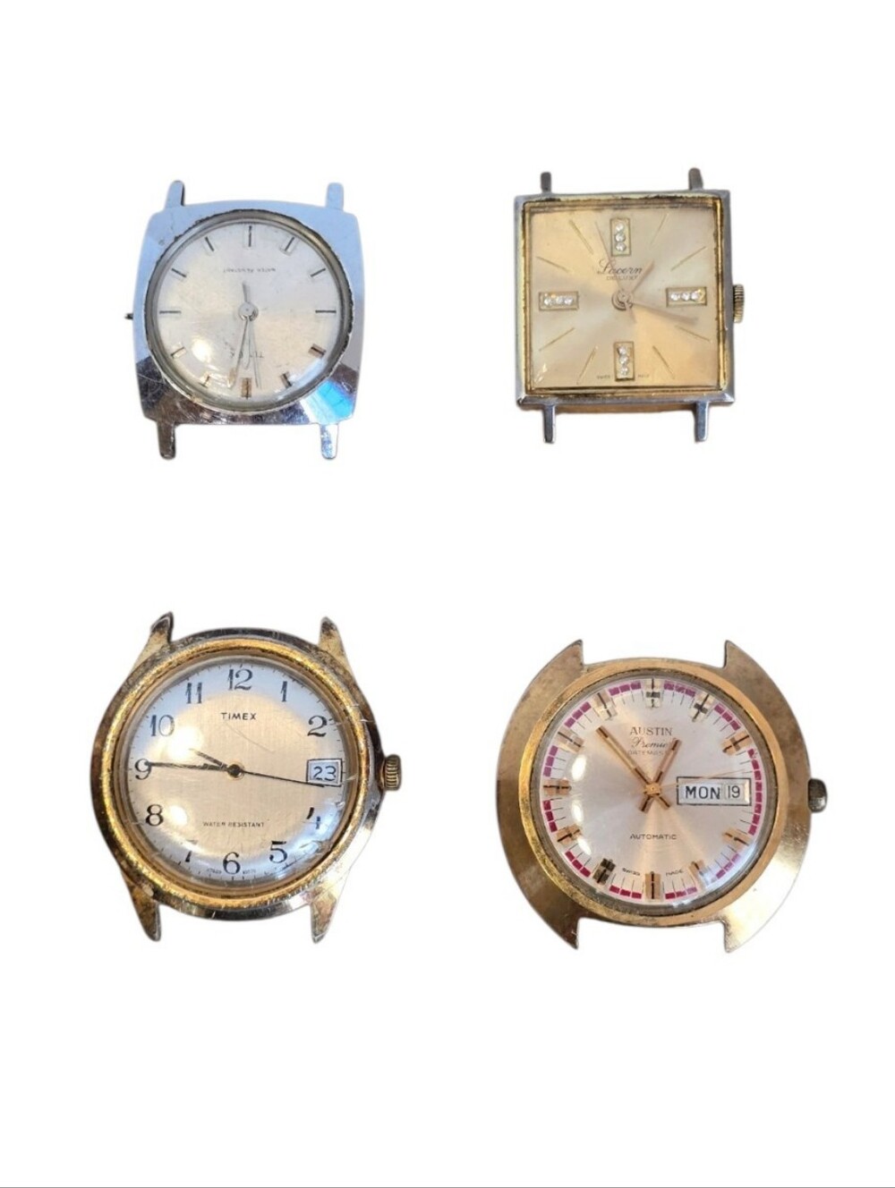 Vintage Watch Faces Rehab Upcycle Project Do Not Work